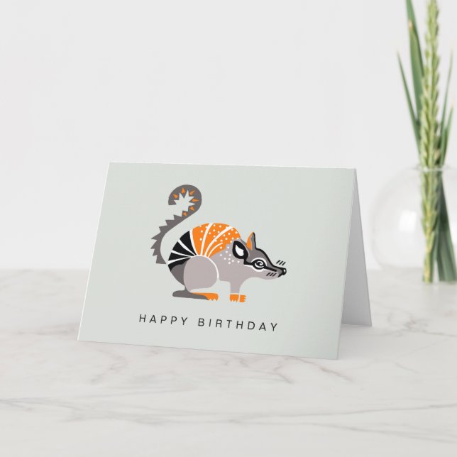 Cartão Legal gráfico - NUMBAT - Vida selvagem - Austrália (Frente)