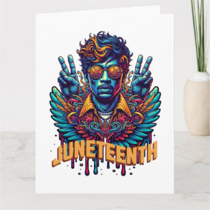 Cartão Legal Junta História Negra Mês Liberdade Anjo