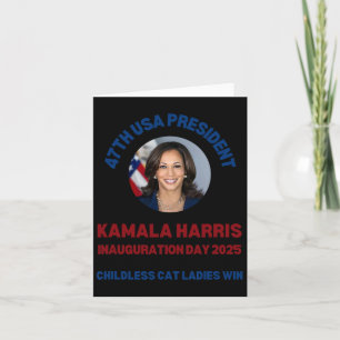 Cartão Legal Kamala Harris 2024 Dia da Inauguração venceu