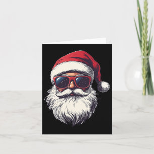 Cartão Legal Papai Noel Enfrenta Retrornos Homens de Nata