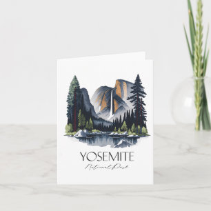Cartão Legal Parque Nacional Yosemite, a Caminhar Grap de