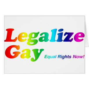 Cartão Legalize o gay