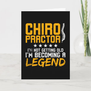 Cartão Legenda de Chiropractor Engraçado Chiropracna