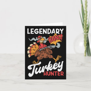 Cartão Legendário Caçador Turco Engraçado Caça Turquia