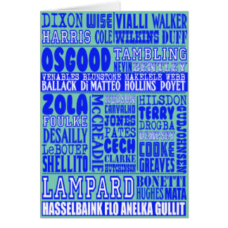 Cartão Legendas de Chelsea