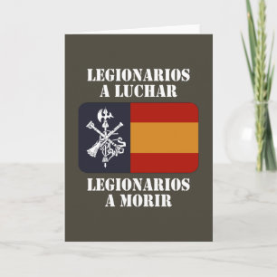 Cartão Legionários a lutar 2