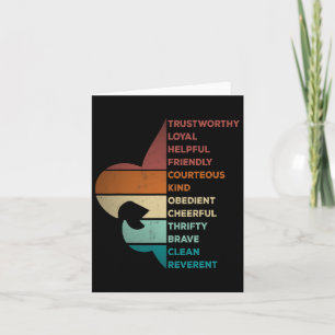 Cartão Lei de Escrita do Estilo de Imagem Retroativa lega