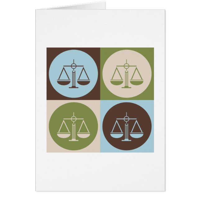 Cartão Lei do pop art (Frente)