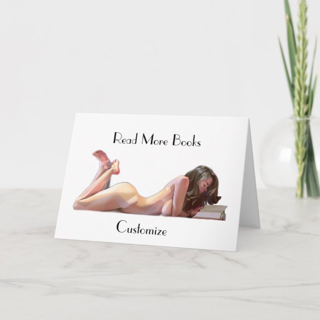 Cartão Leia mais livros Thunder_Cove (Frente)