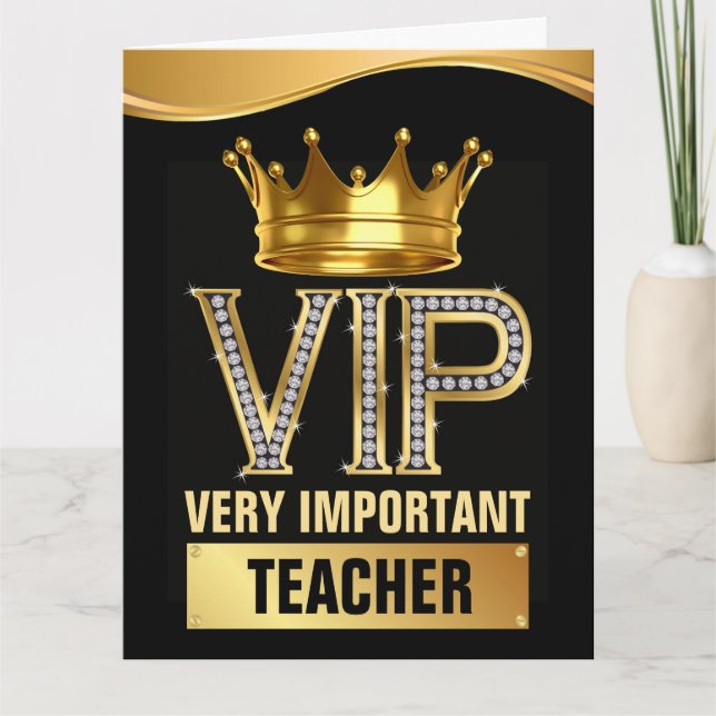 Cartão LEIA: VOCÊ Nomeia VIP (Frente)