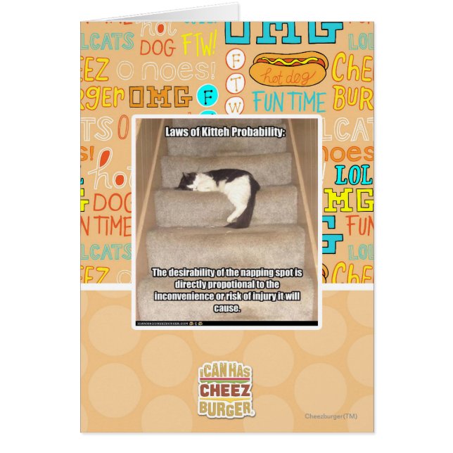 Cartão Leis da Probabilidade de KITH (Frente)