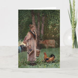 Cartão Leite Utilizado   Winslow Homer