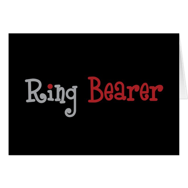 Cartão Leitor de Anel Clássico (Frente Horizontal)