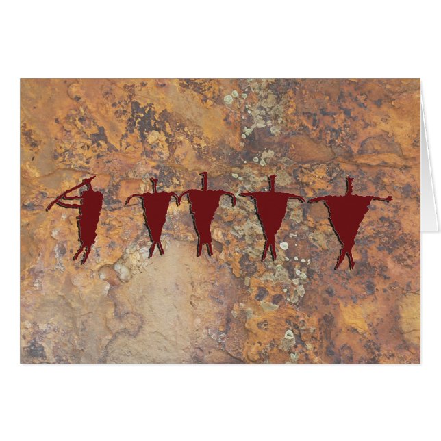 Cartão Leitor de Flauta e Caravana (Frente Horizontal)