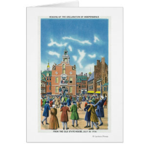 Cartão Leitura da Declaração de Independência