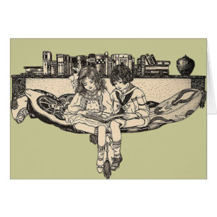 Cartão Leitura de Garotas e Meninos