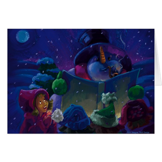 Cartão Leitura de Inverno (Frente horizontal)