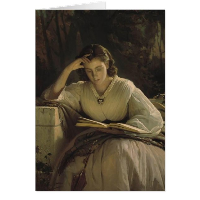 Cartão Leitura de Ivan Kramskoy- (Frente)