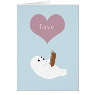 Cartão Leitura do amor