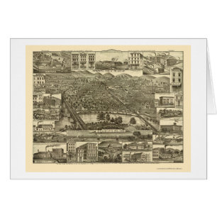 Cartão Leitura, mapa panorâmico do PA - 1881