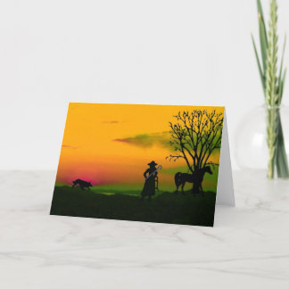 Cartão "Leitura para trabalhar"~Borda Collie Notecard