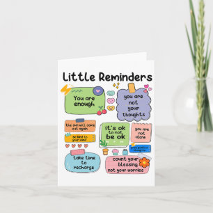 Cartão Lembra-se de que você é suficientemente consciente