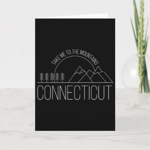 Cartão Lembrança de Connecticut Hiking Leve-me à Montanha