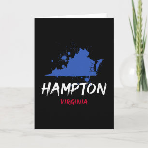 Cartão Lembrança de Férias com Manchas de Tinta Hampton V