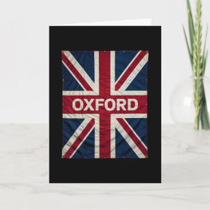 Cartão Lembrança de Férias de Oxford Inglaterra Grã-Breta