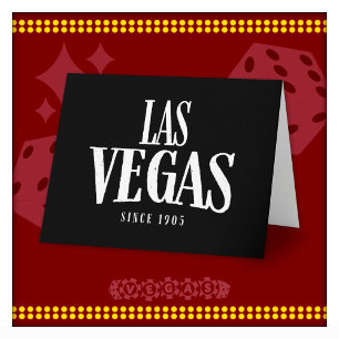 Cartão Lembrança de Las Vegas Las Vegas Desde 1905 Las Ve