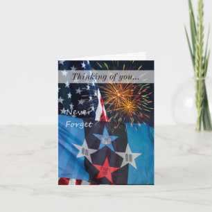Cartão Lembrança Nacional Nunca Esquece De Pensar Em Você