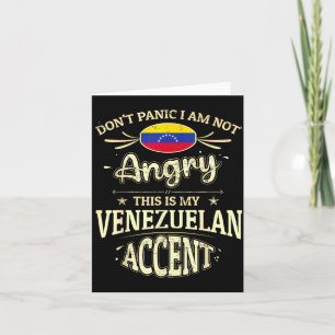 Cartão Lembranças da Bandeira da Venezuela para Homens Ve