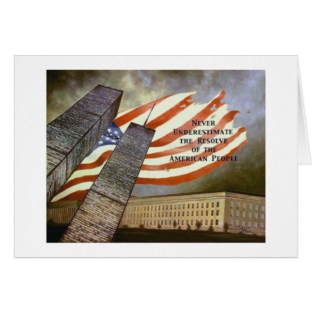 Cartão "Lembrar" Paul McGehee (Frente horizontal)