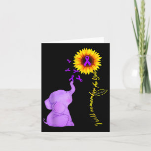 Cartão Lembrarei De Você, Sunflower Alzheimerheimer