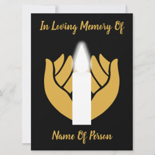 Cartão Lembre-se De Um Ser Querido Aniversário De Morte C