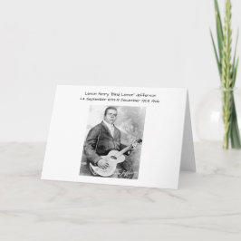 Cartão Lemon Henry Blind limon jefferson 1926