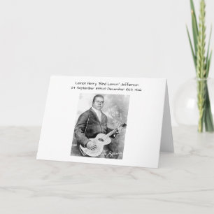 Cartão Lemon Henry Blind limon jefferson 1926