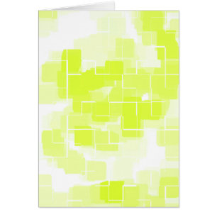 Cartão "Lemon Meringue" Arte Geométrica