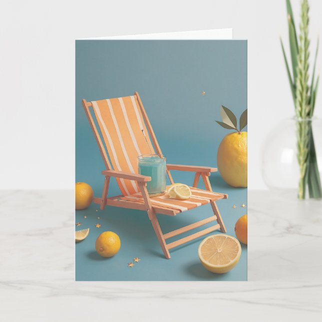 Cartão Lemonade Break from Age (Frente)