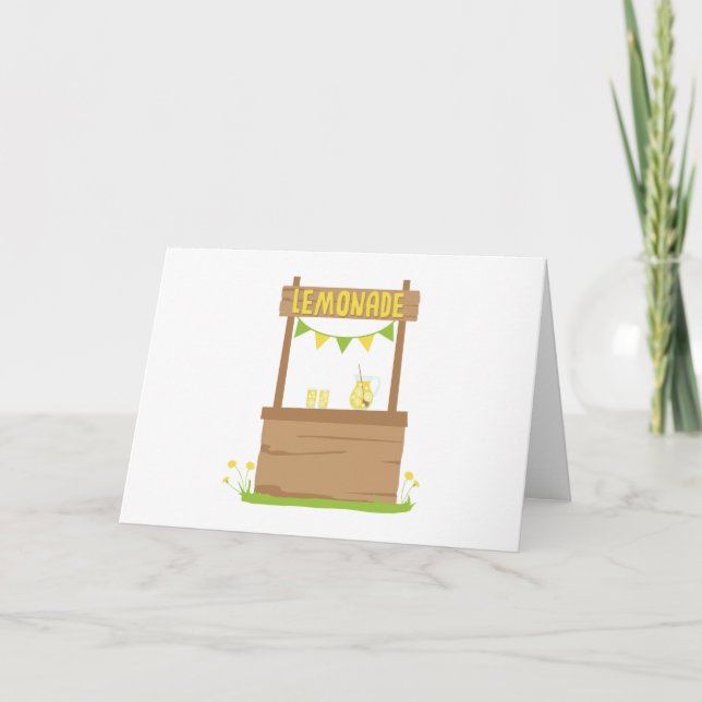 Cartão Lemonade Stand (Frente)