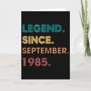 Cartão Lenda 1985 Presentes de 40º Aniversário Para Homen