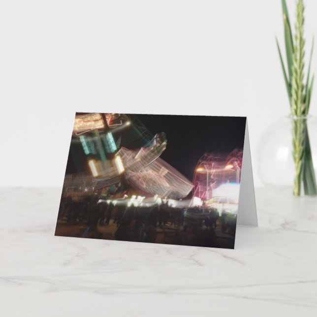 Cartão lento do carnaval do obturador (Frente)