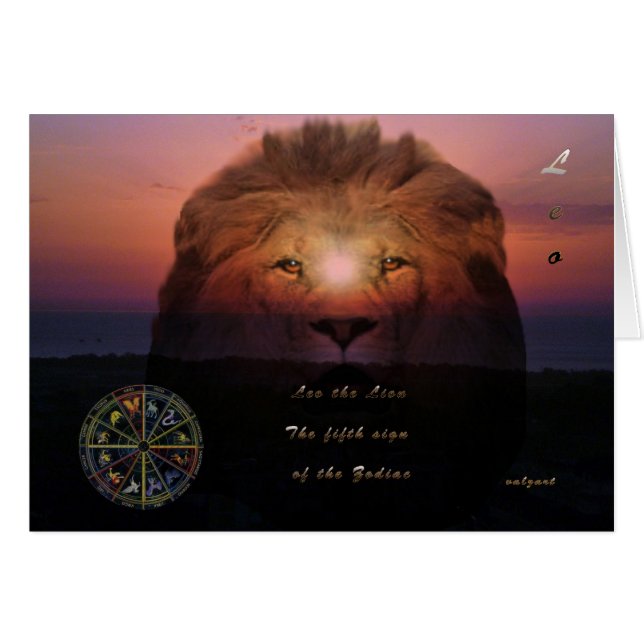 Cartão Leo (Frente Horizontal)