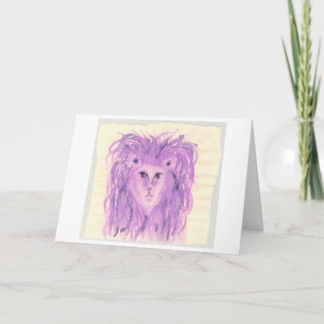 Cartão Leo Birthday (Frente)