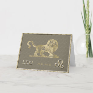 Cartão Leo Birthday Card