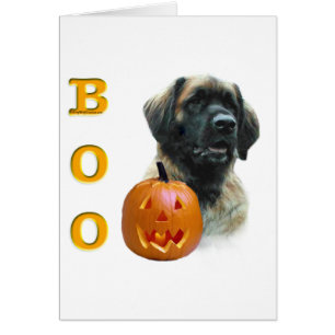 Cartão Leonberger Boo