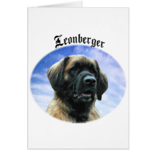 Cartão Leonberger Clouds
