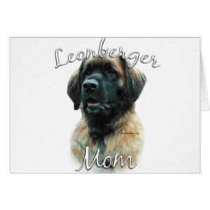 Cartão Leonberger Mãe 2