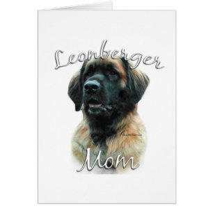 Cartão Leonberger Mãe 2