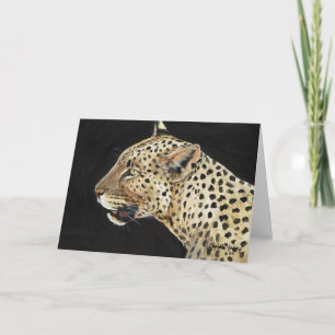 Cartão "Leopard" Willife Art Notecard